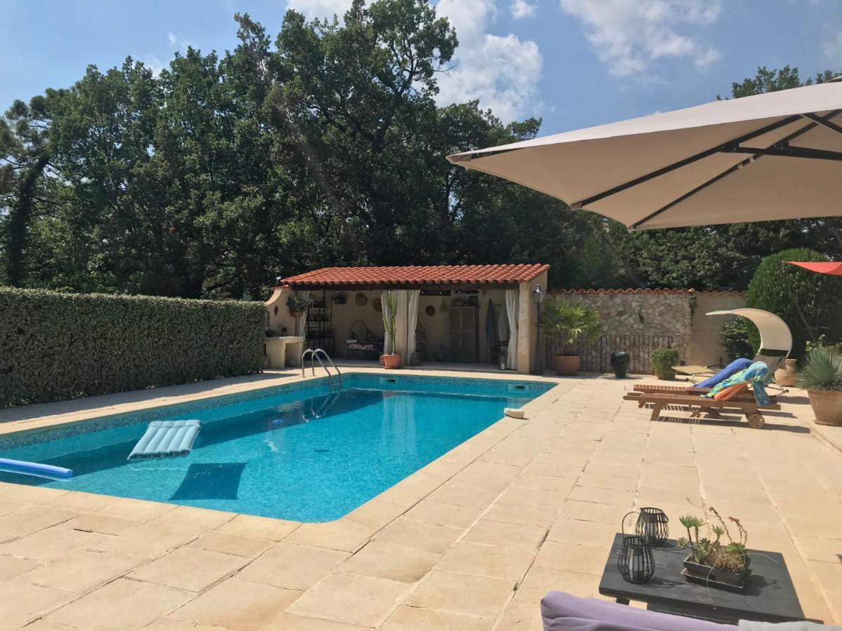 La Brindille Petit Mas Provencal Meuble De Tourisme 3 Etoiles 2-3 Personnes 1 Piece 30 M2 Tout Confort Lisiere Foret Jardin Jacuzzi Piscine Saint-Paul-en-Forêt Екстериор снимка